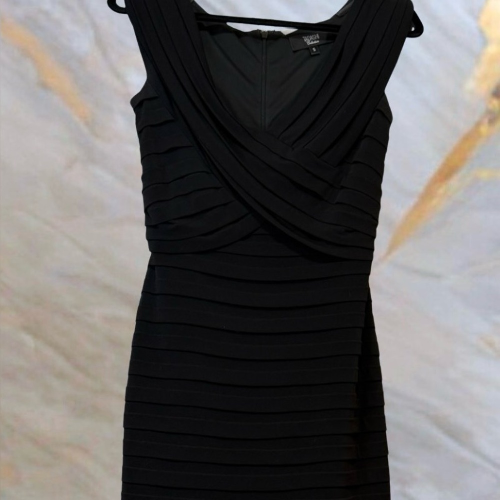 Tadashi Collection Black Bandage Cocktail Dress Size S Little Black Dress